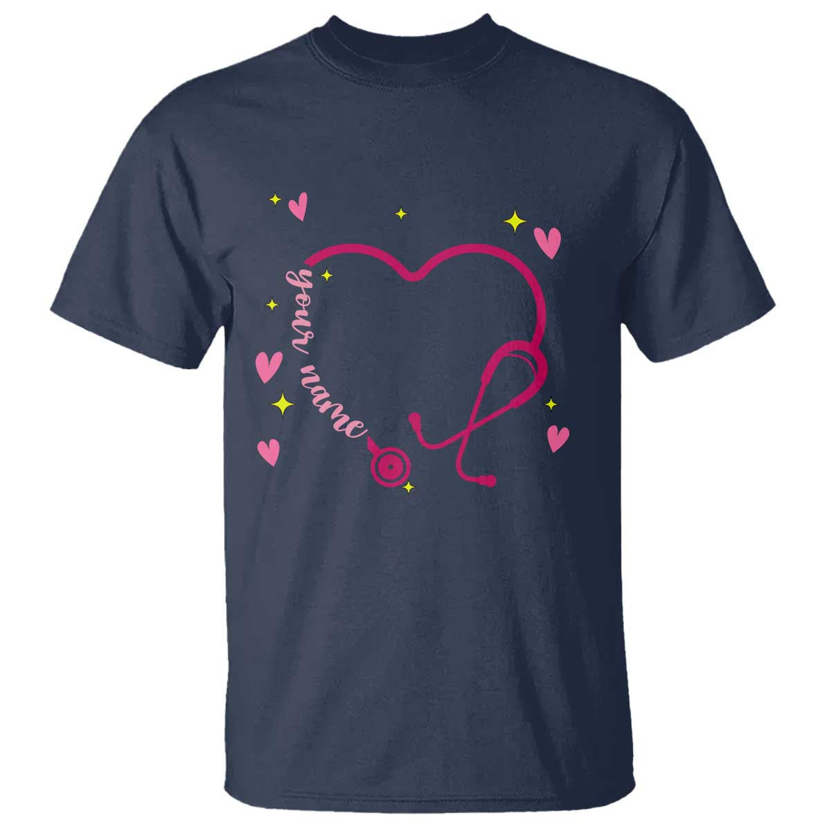 personalized-valentines-day-nursing-t-shirt-custom-name-nurse-doctor-heart-stethoscope