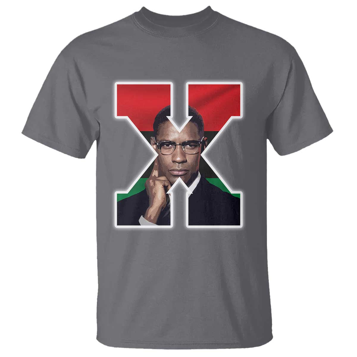 malcolm-x-black-history-month-black-liberation-flag-t-shirt