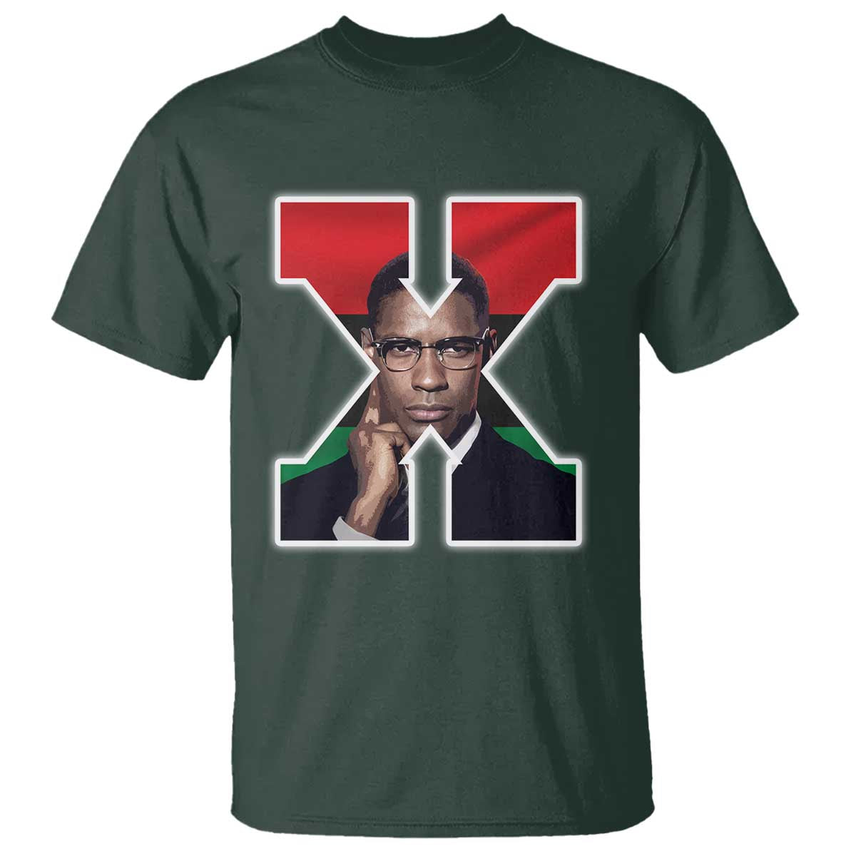 malcolm-x-black-history-month-black-liberation-flag-t-shirt