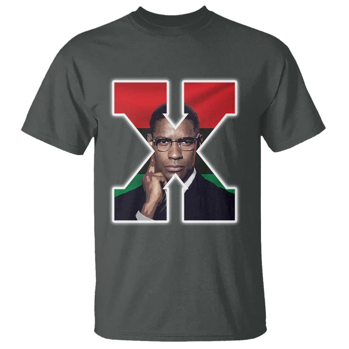 malcolm-x-black-history-month-black-liberation-flag-t-shirt
