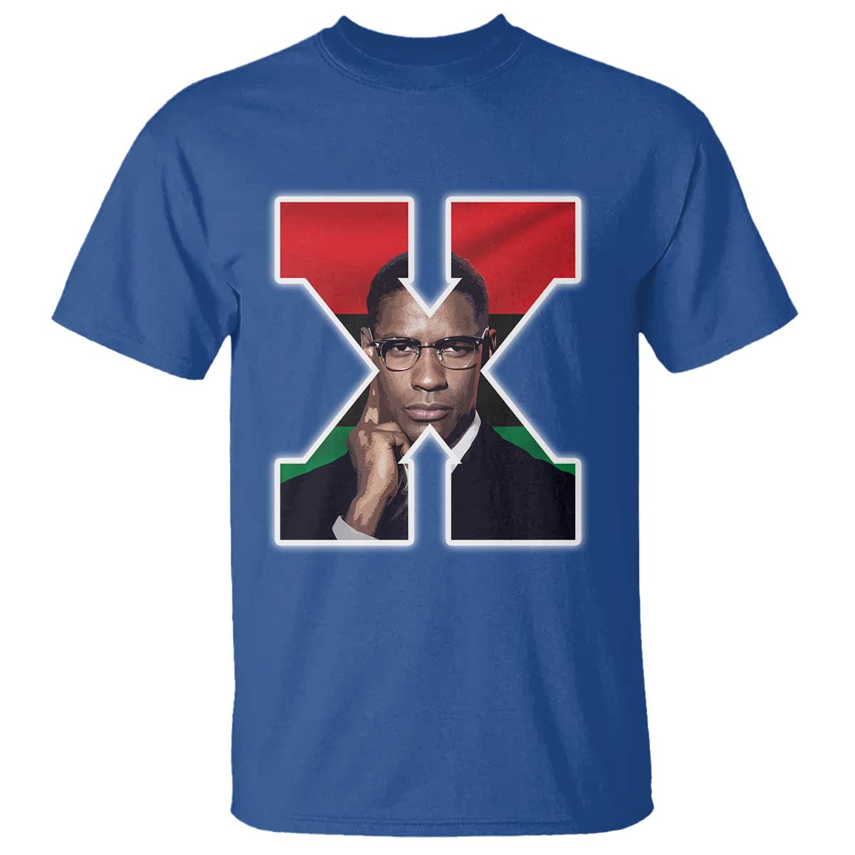 malcolm-x-black-history-month-black-liberation-flag-t-shirt