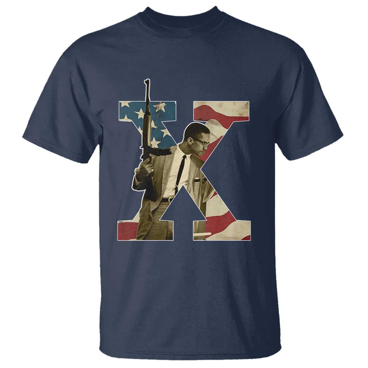 malcolm-x-t-shirt-black-history-leaders-american-flag