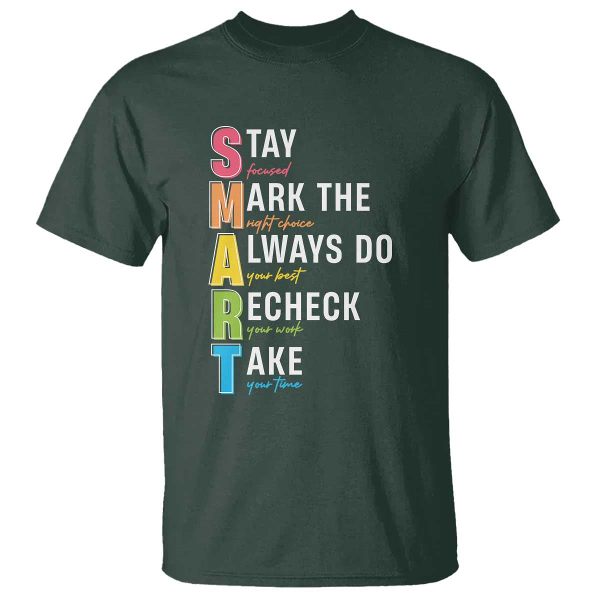 smart-stay-focused-mark-the-right-choice-t-shirt-test-day-teacher