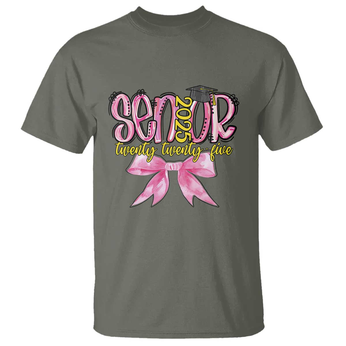 funny-senior-est-2025-graduation-t-shirt-twenty-twenty-five-pink-bow