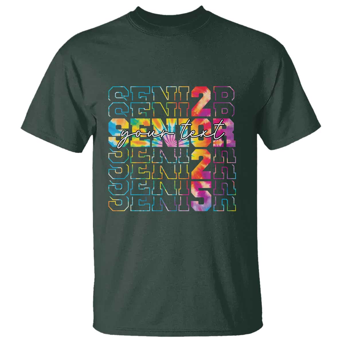 personalized-senior-2025-t-shirt-custom-text-class-of-2025-graduation