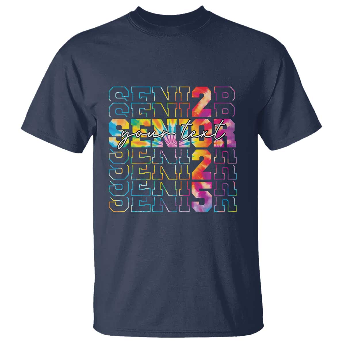 personalized-senior-2025-t-shirt-custom-text-class-of-2025-graduation