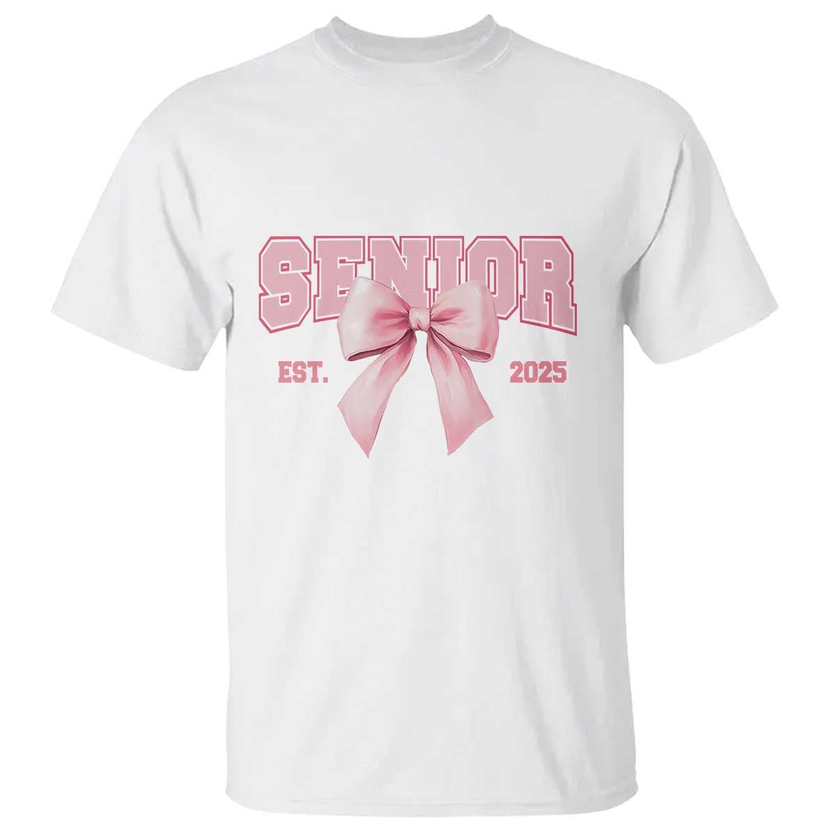 funny-senior-est-2025-graduation-coquette-t-shirt