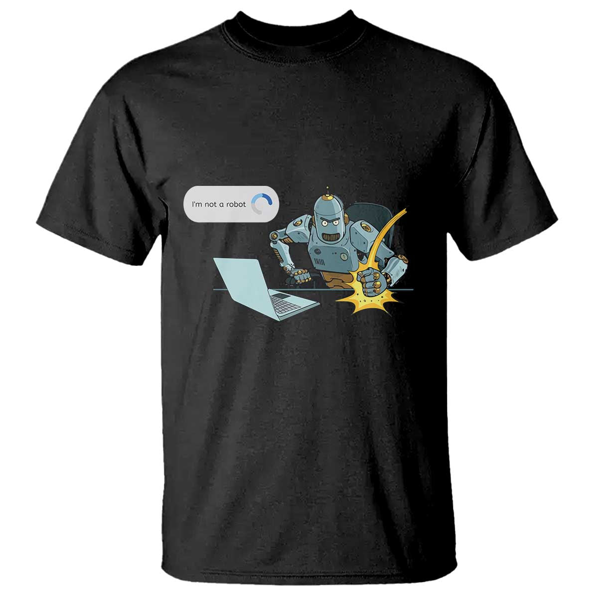 funny-i-am-not-a-robot-t-shirt-captcha-bot-login-programmer-computer