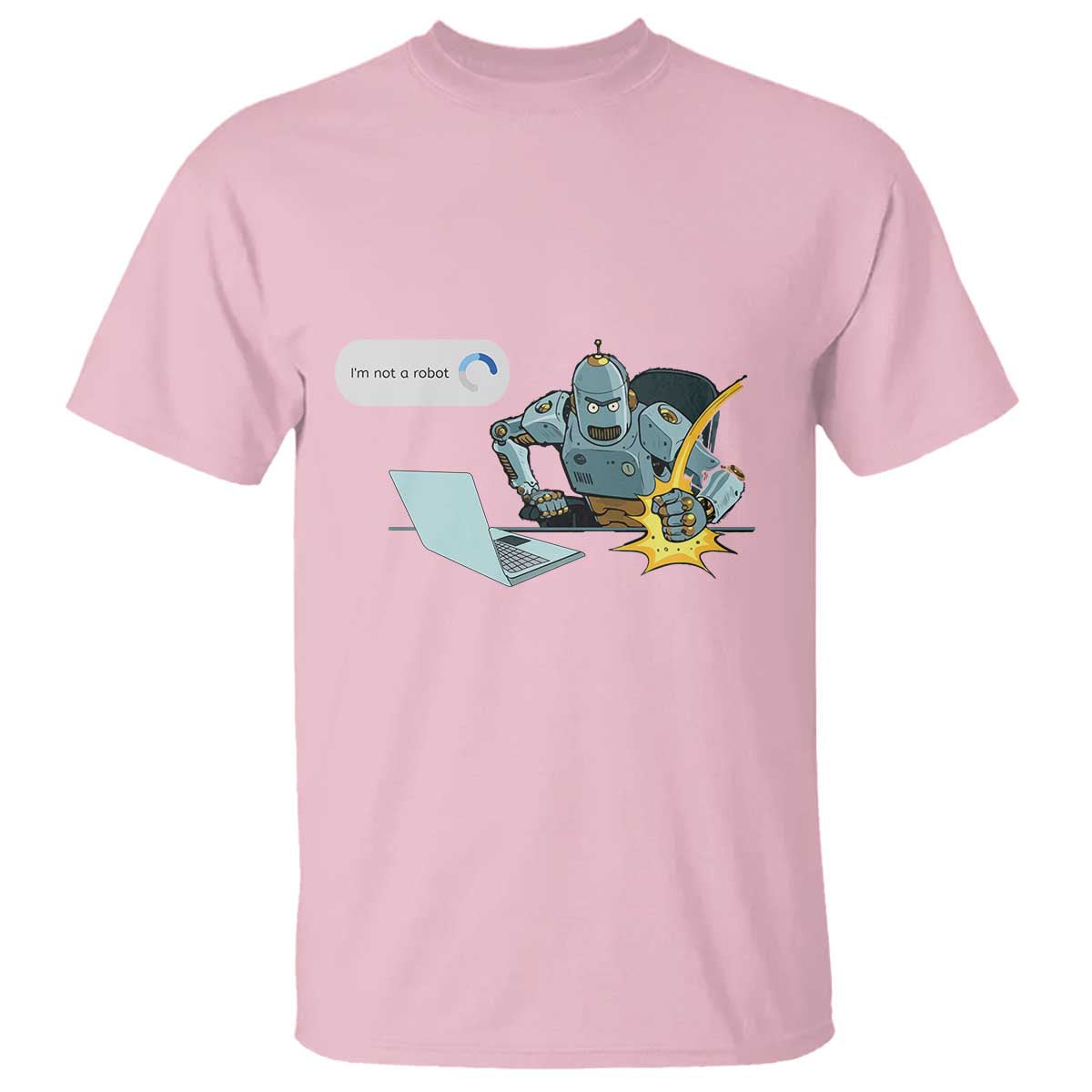 funny-i-am-not-a-robot-t-shirt-captcha-bot-login-programmer-computer