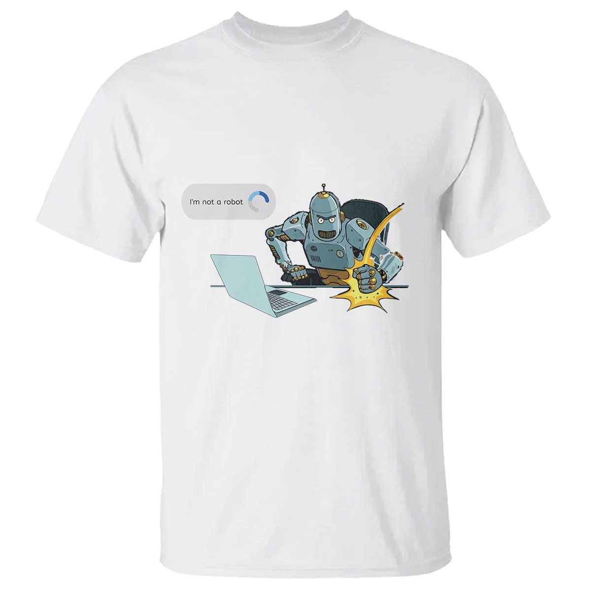 funny-i-am-not-a-robot-t-shirt-captcha-bot-login-programmer-computer