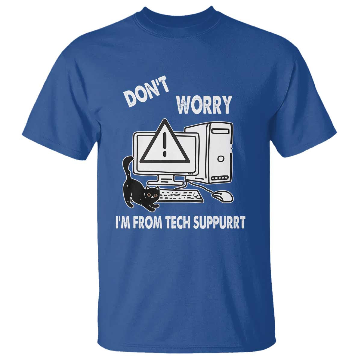 funny-programming-cat-t-shirt-dont-worry-im-from-tech-suppurrt-support-computer