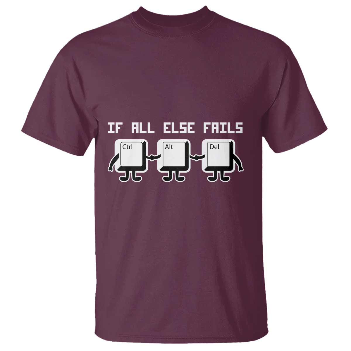 funny-developer-t-shirt-if-all-else-fails-ctrl-alt-del-keyboard-computer