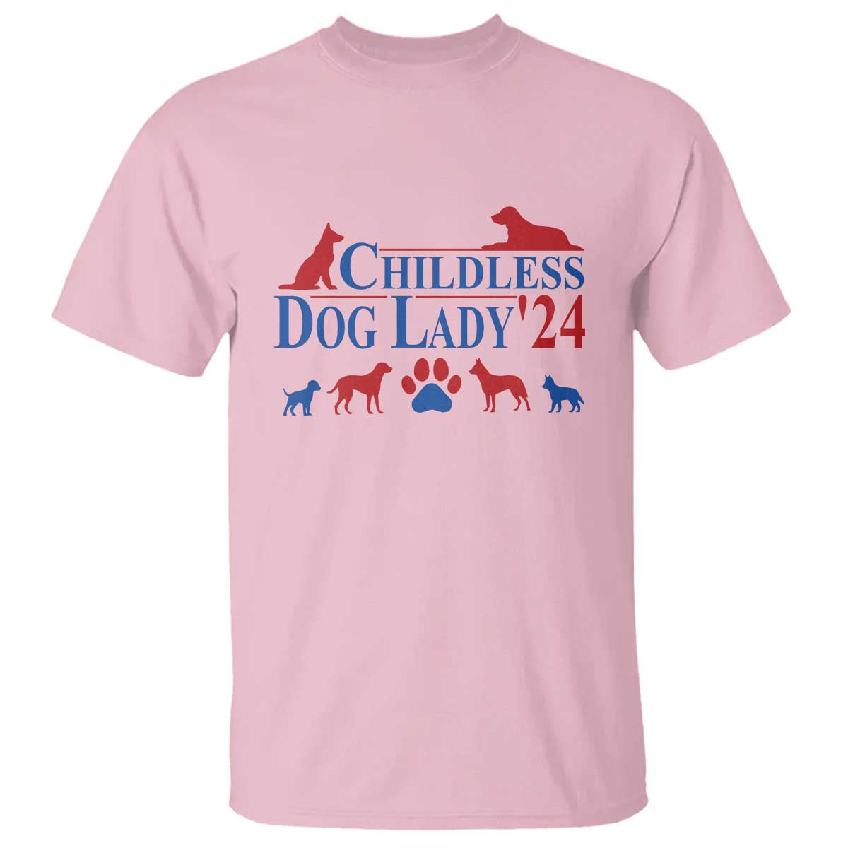 childless-dog-lady-24-t-shirt-patriotic-2024-election-vote-paw