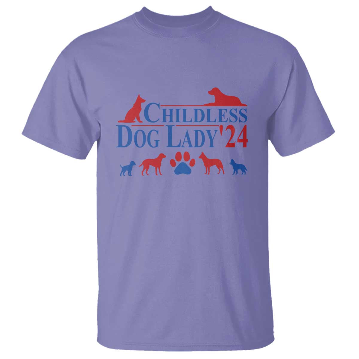 childless-dog-lady-24-t-shirt-patriotic-2024-election-vote-paw