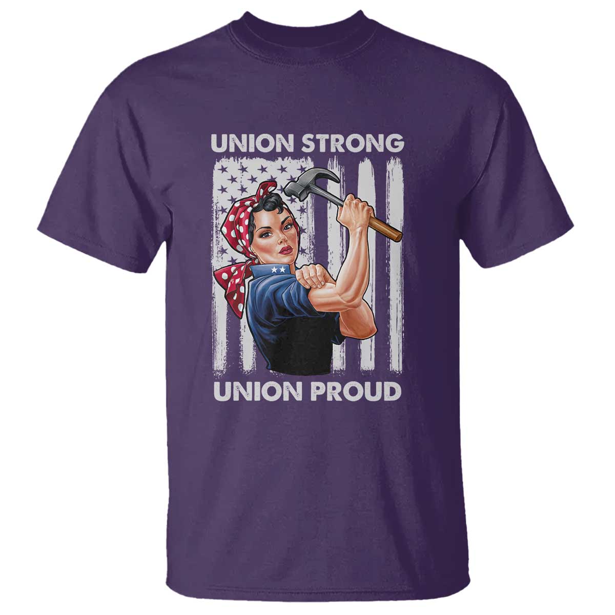 union-strong-union-proud-t-shirt-solidarity-american-flag-hammer-woman