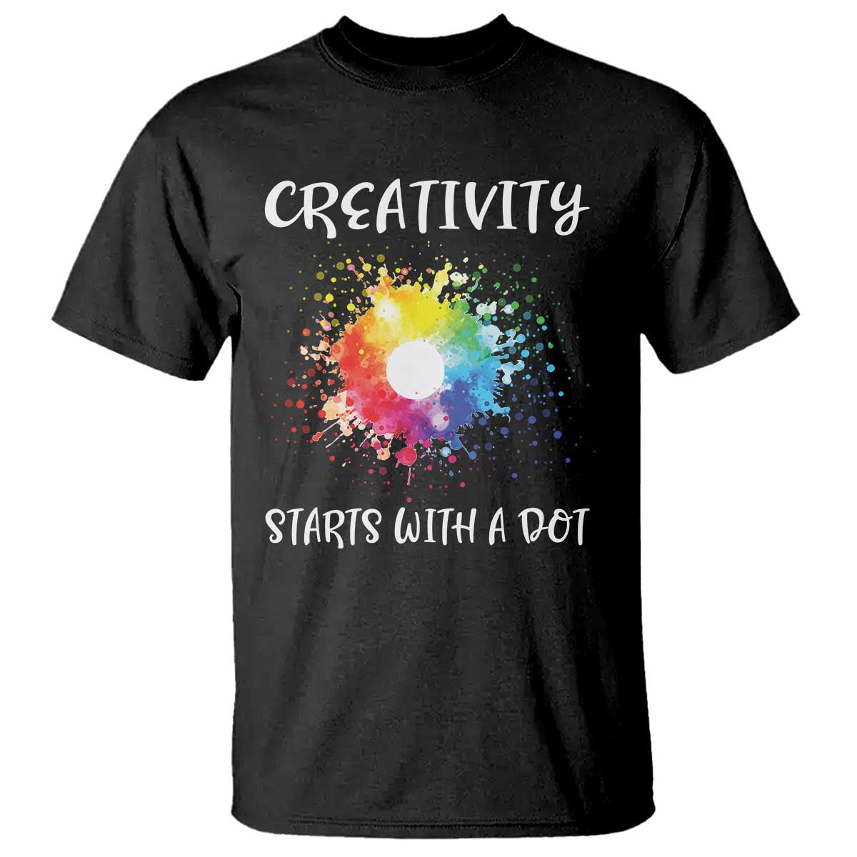funny-dot-day-t-shirt-creativity-starts-with-a-dot-colorful-dots-watercolor