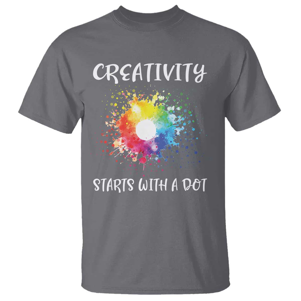 funny-dot-day-t-shirt-creativity-starts-with-a-dot-colorful-dots-watercolor