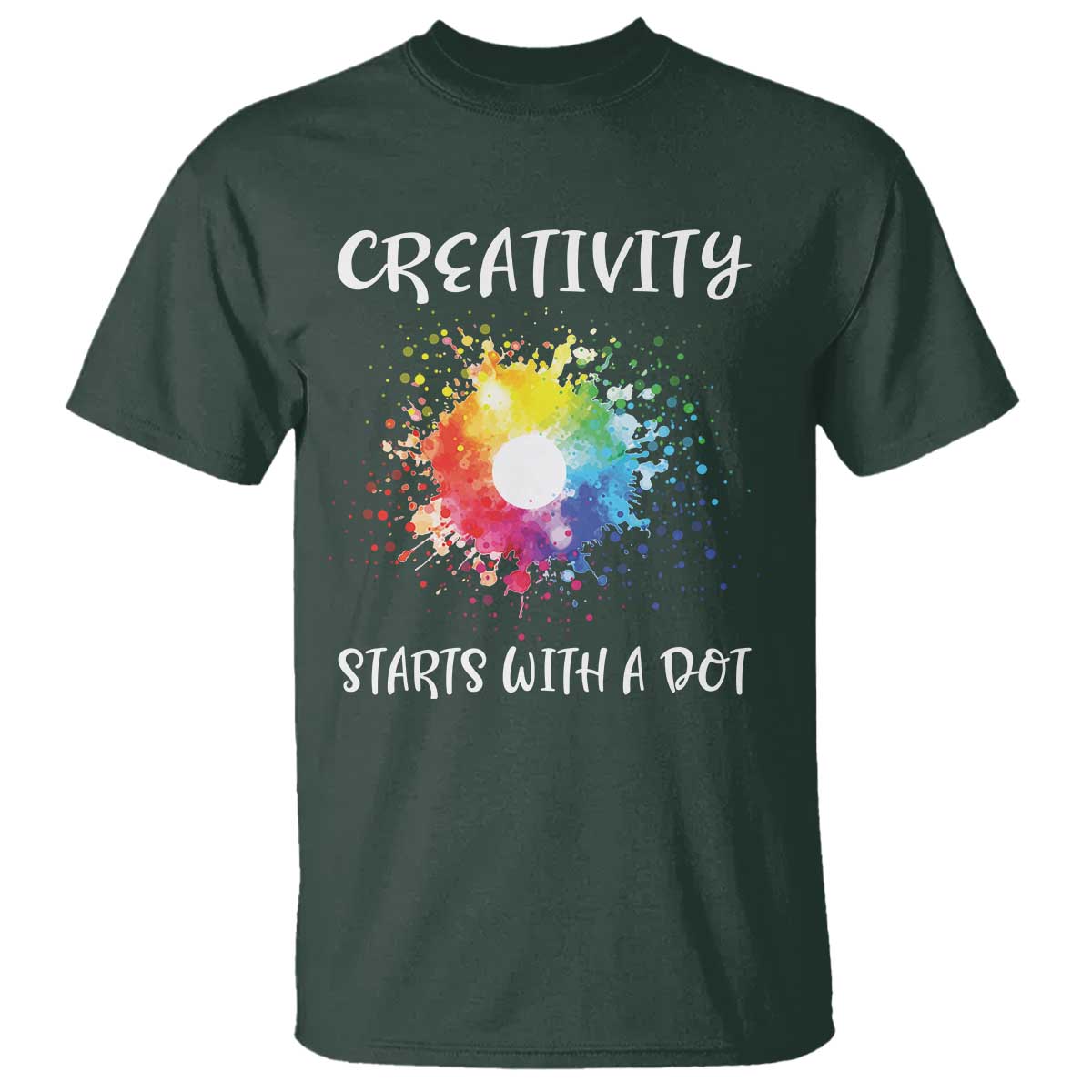 funny-dot-day-t-shirt-creativity-starts-with-a-dot-colorful-dots-watercolor
