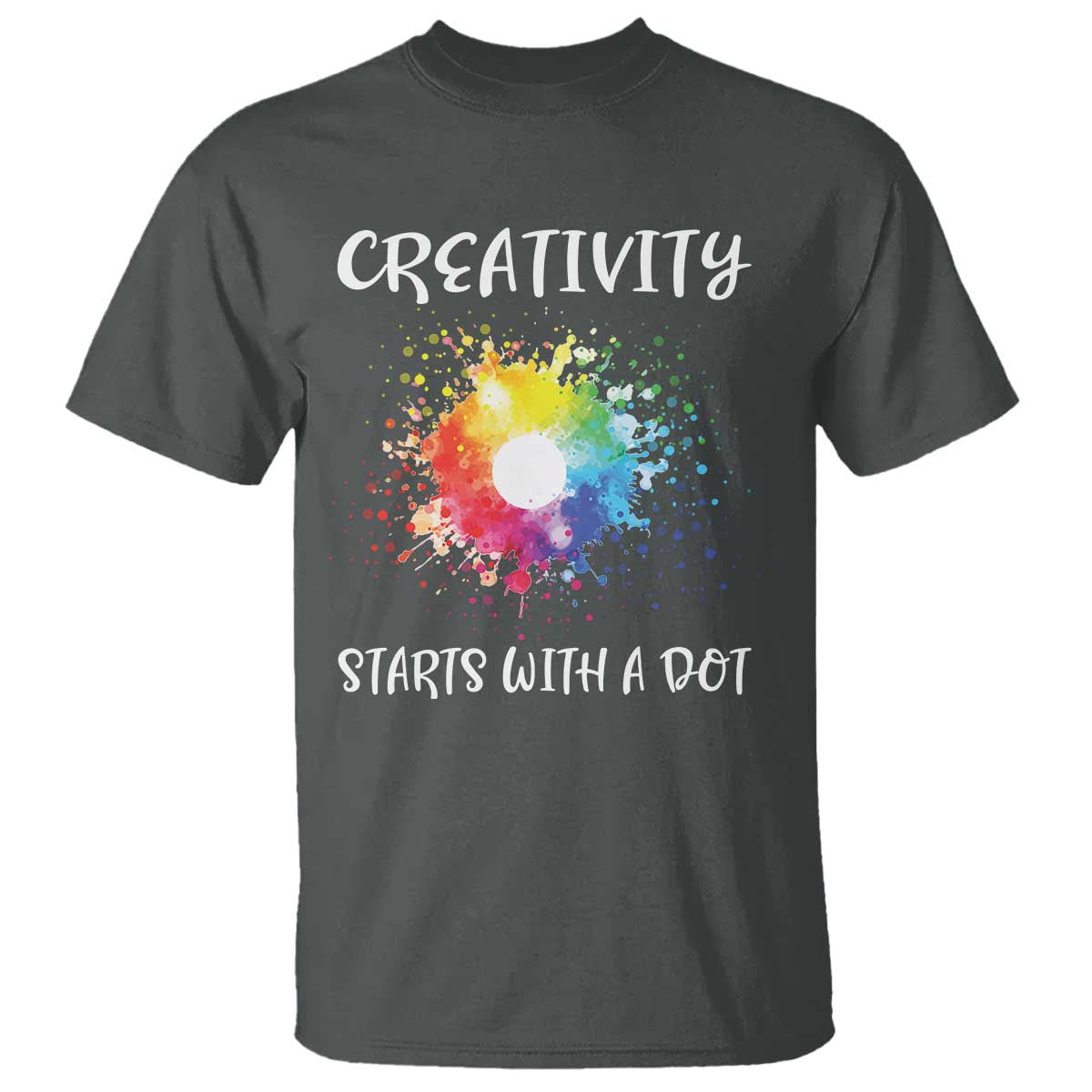 funny-dot-day-t-shirt-creativity-starts-with-a-dot-colorful-dots-watercolor
