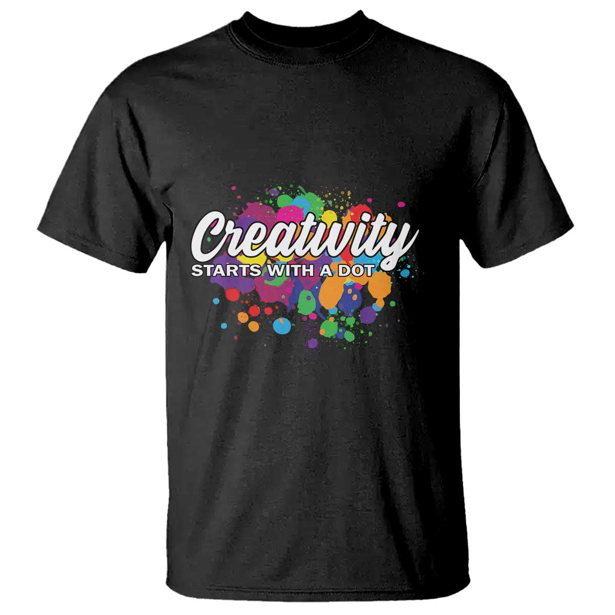 happy-dot-day-t-shirt-creativity-starts-with-a-dot-colorful-dots-watercolor