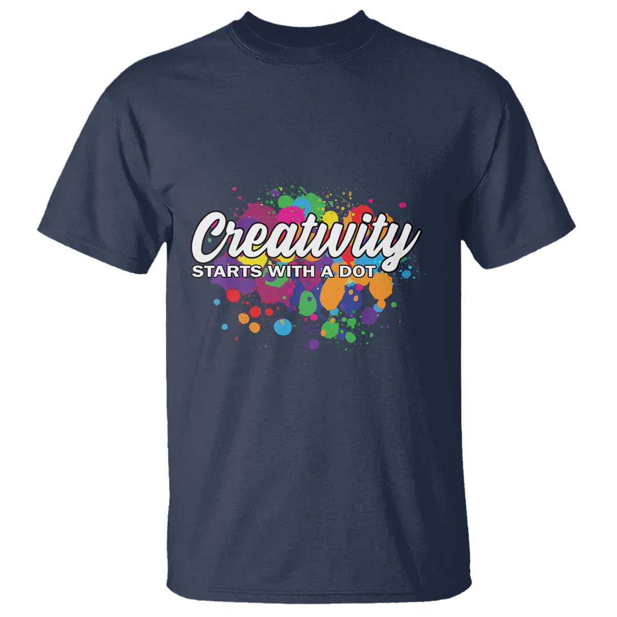 happy-dot-day-t-shirt-creativity-starts-with-a-dot-colorful-dots-watercolor