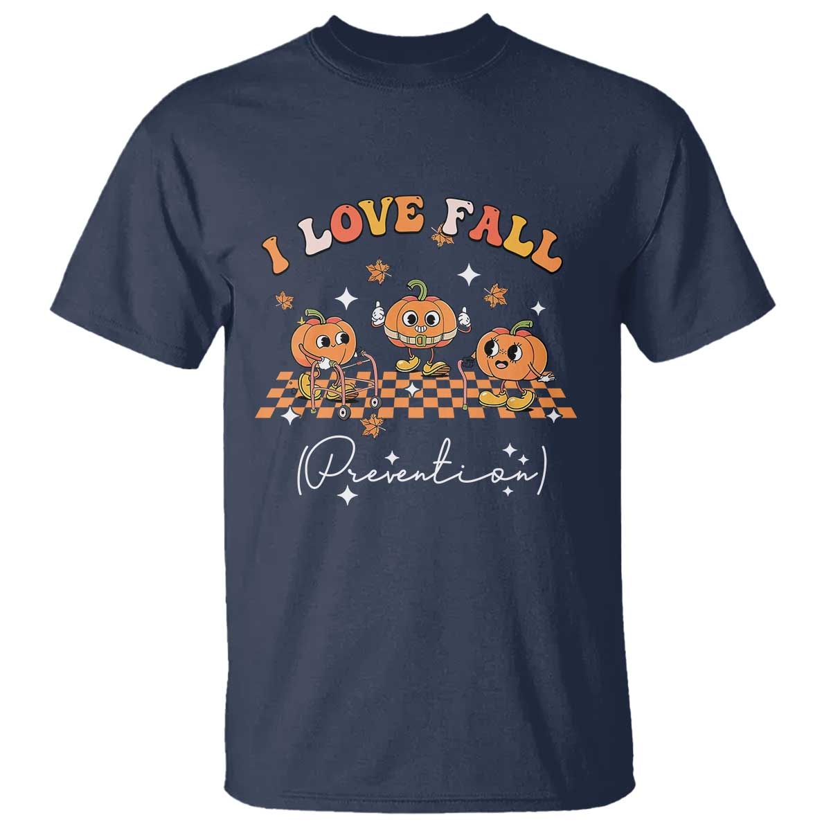 funny-fall-physical-therapy-t-shirt-i-love-fall-prevention-retro-groove-pumpkin
