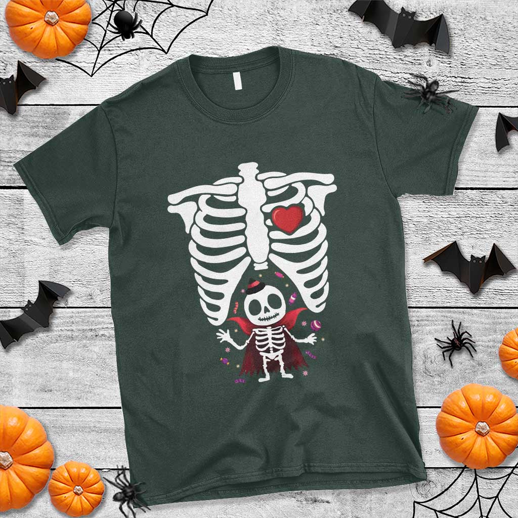 pregnancy-announcement-t-shirt-halloween-vampire-skeleton-monster-baby-pregnant-candy