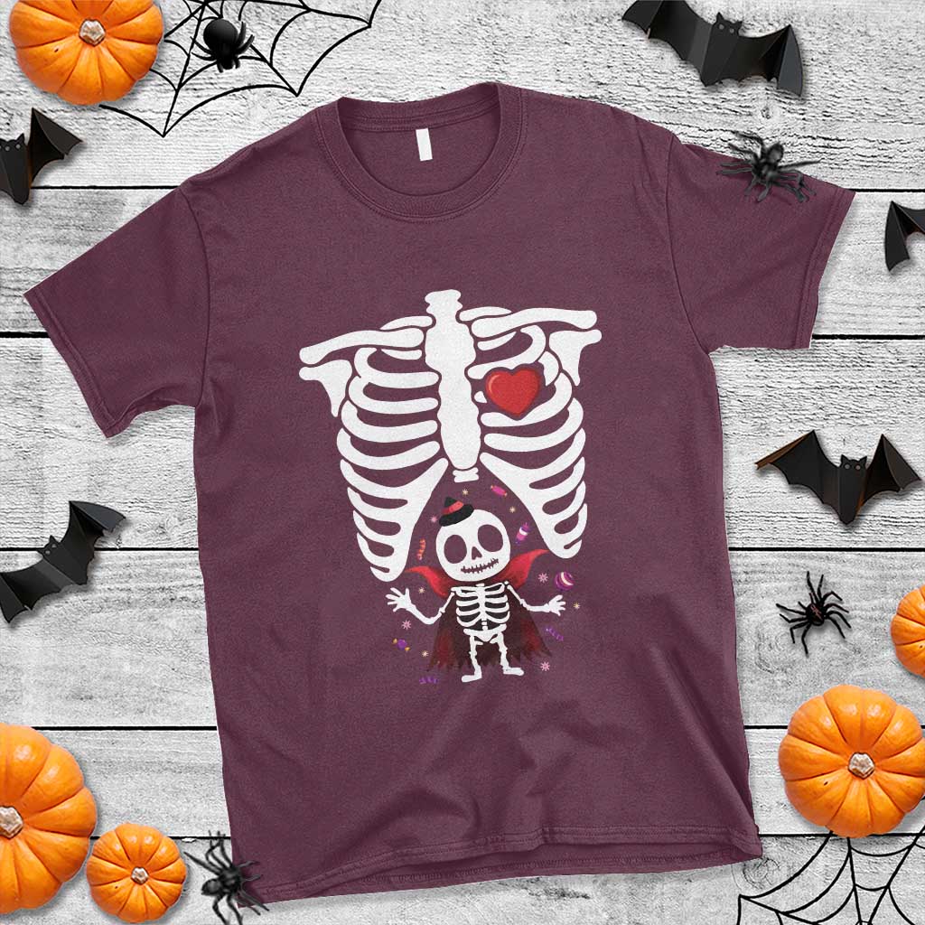 pregnancy-announcement-t-shirt-halloween-vampire-skeleton-monster-baby-pregnant-candy