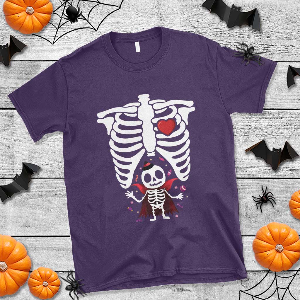 pregnancy-announcement-t-shirt-halloween-vampire-skeleton-monster-baby-pregnant-candy