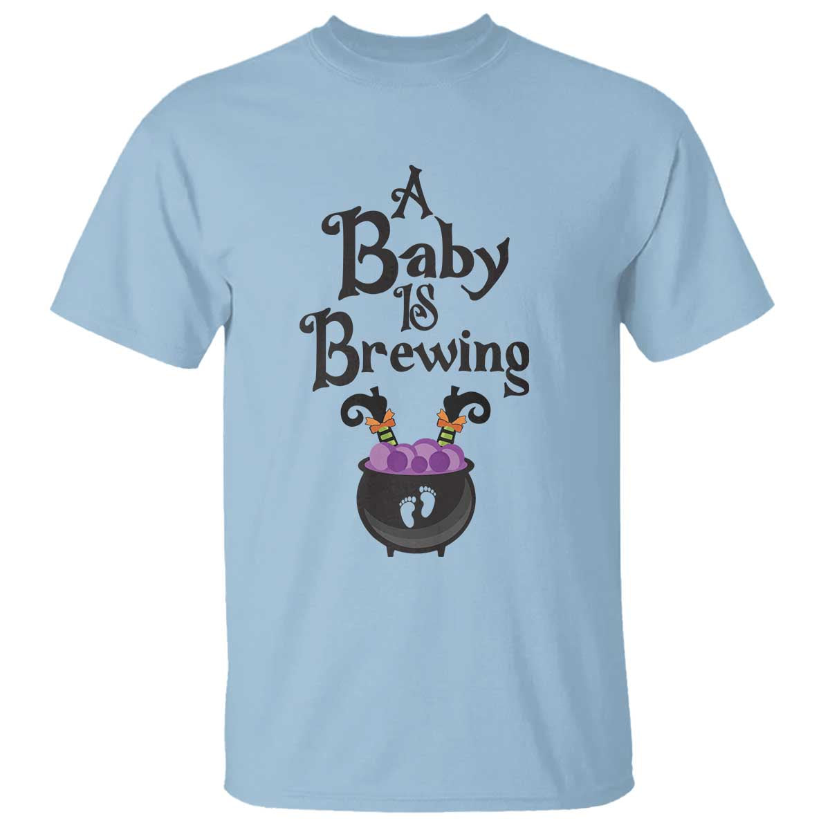 funny-halloween-pregnancy-announcement-t-shirt-a-baby-is-brewing-witch-cauldron-footprint-pregnant-baby