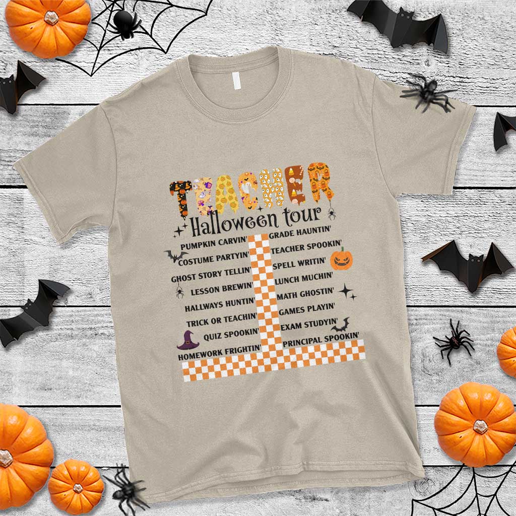 funny-teacher-halloween-tour-t-shirt-spooky-teacher-activities-pumpkin-witch-hat-bat