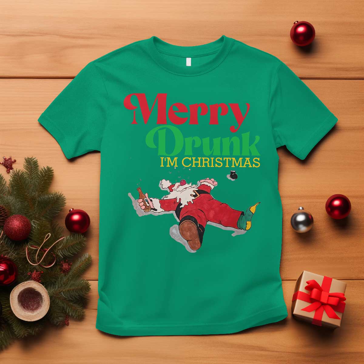 funny-christmas-beers-t-shirt-merry-drunk-im-christmas-santa