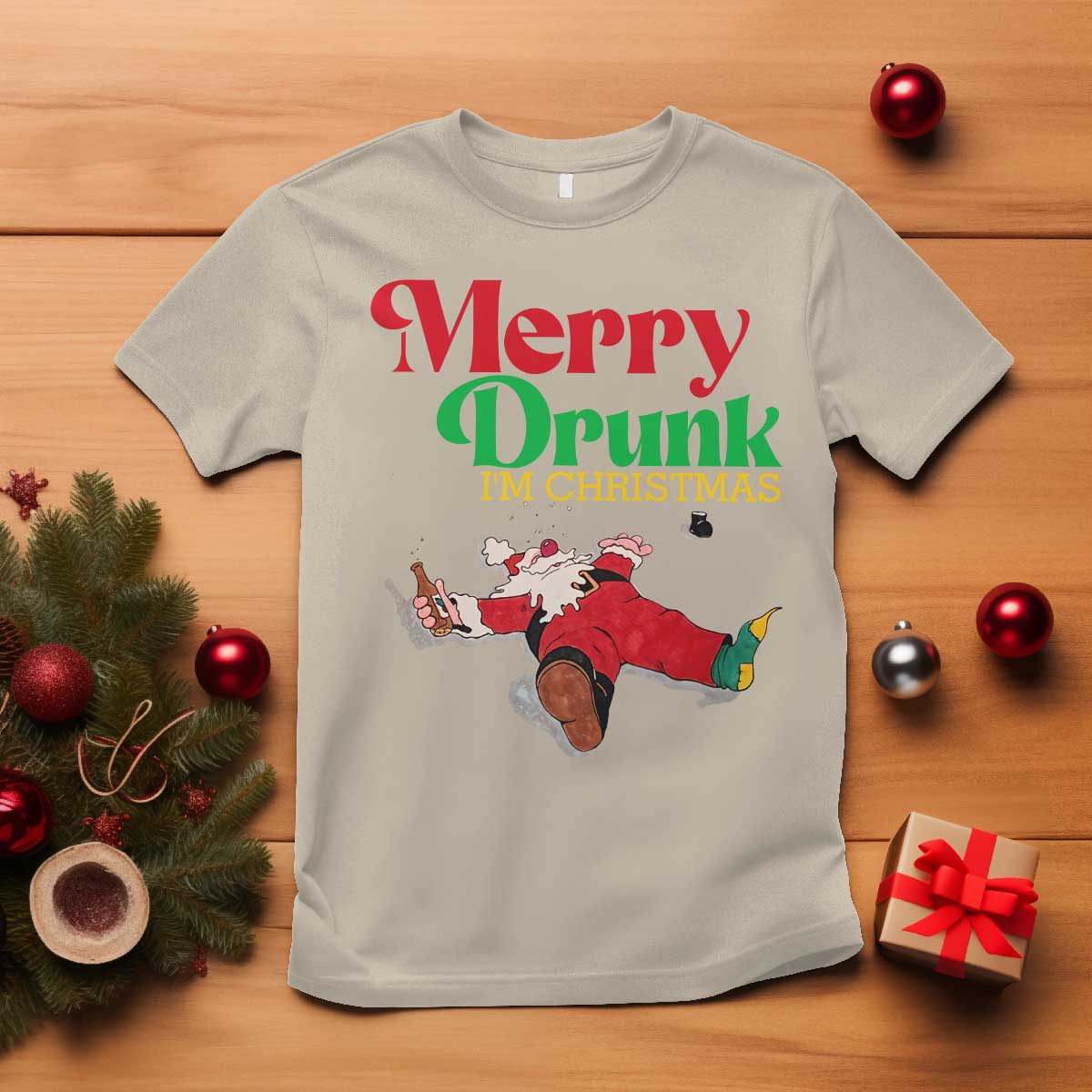 funny-christmas-beers-t-shirt-merry-drunk-im-christmas-santa