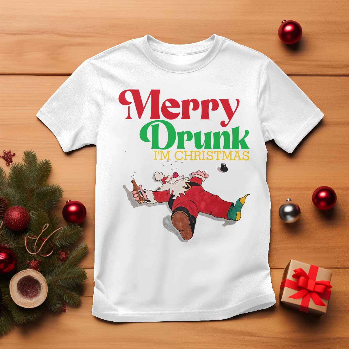funny-christmas-beers-t-shirt-merry-drunk-im-christmas-santa