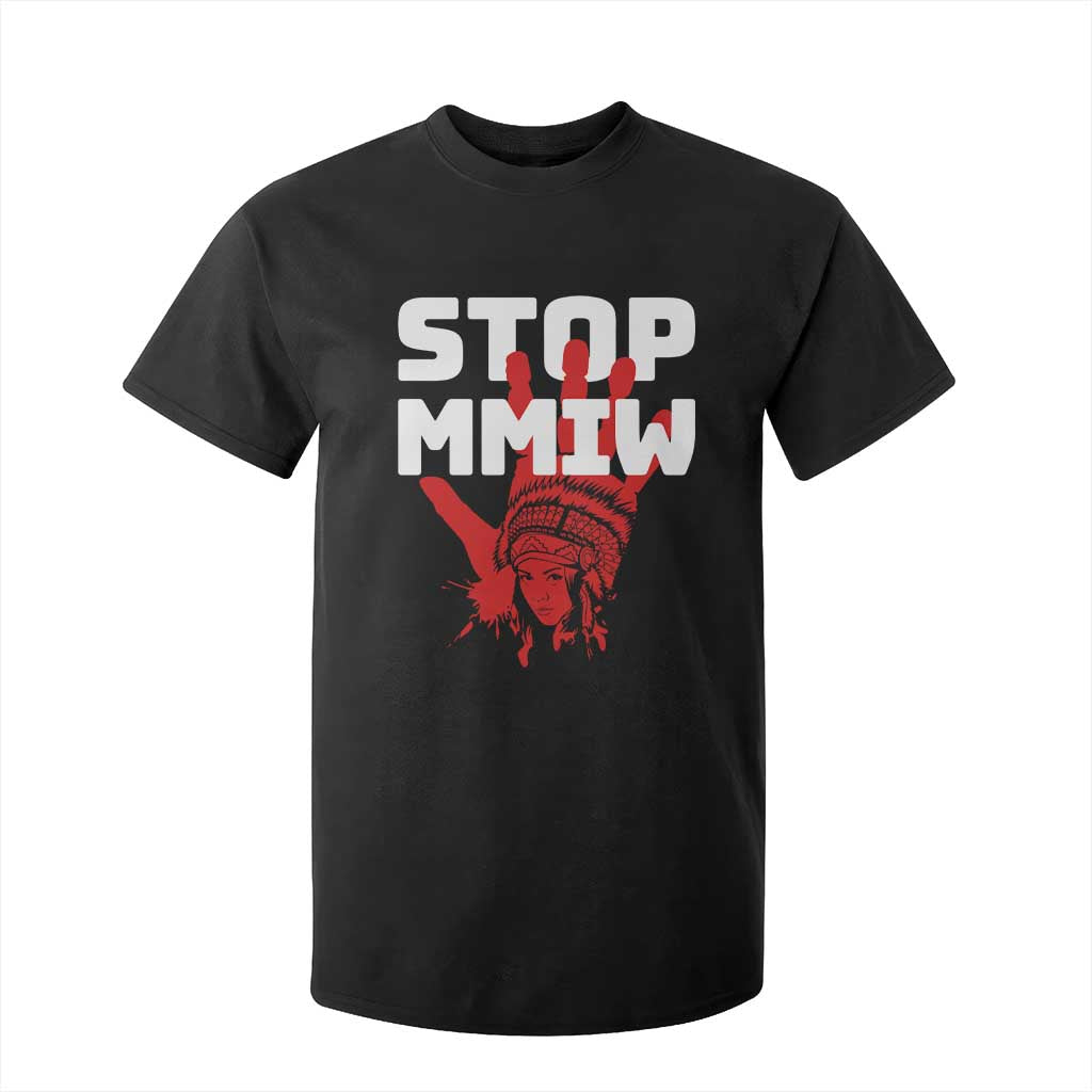 Indigenous Women Justice Gift T Shirt For Kid Stop MMIW Red Handprint Graphic