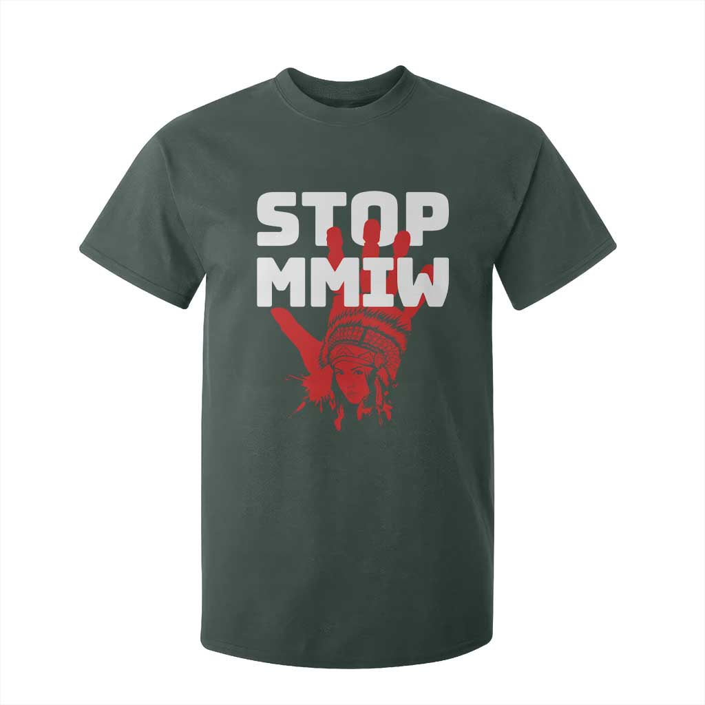Indigenous Women Justice Gift T Shirt For Kid Stop MMIW Red Handprint Graphic