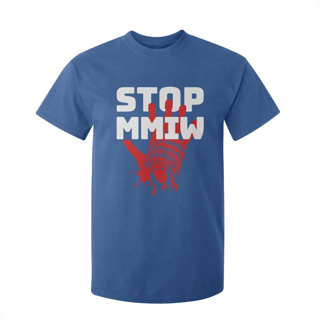 Indigenous Women Justice Gift T Shirt For Kid Stop MMIW Red Handprint Graphic