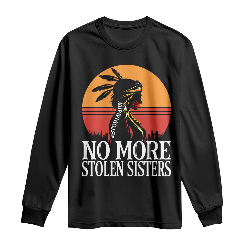 MMIW Support Long Sleeve Shirt No More Stolen Sisters Native American Gift