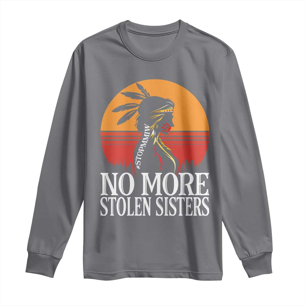 MMIW Support Long Sleeve Shirt No More Stolen Sisters Native American Gift
