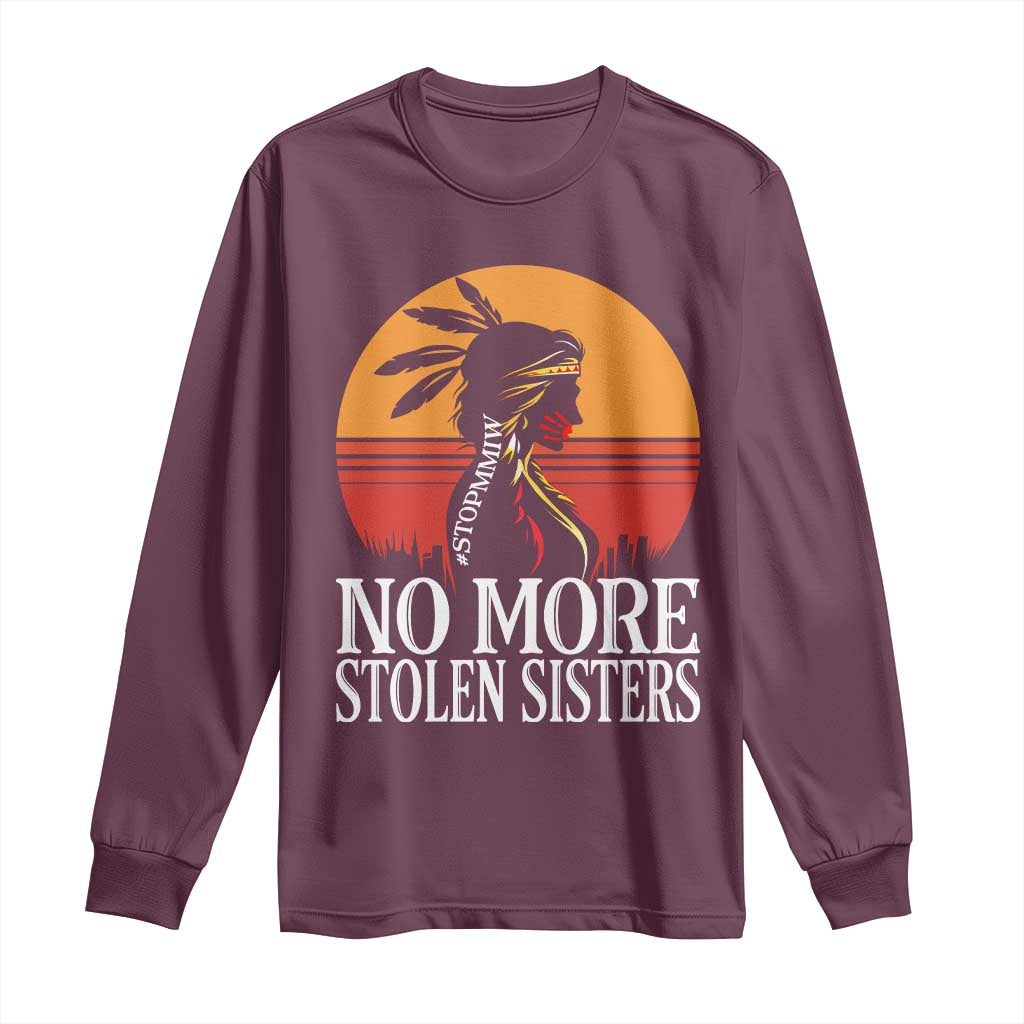 MMIW Support Long Sleeve Shirt No More Stolen Sisters Native American Gift