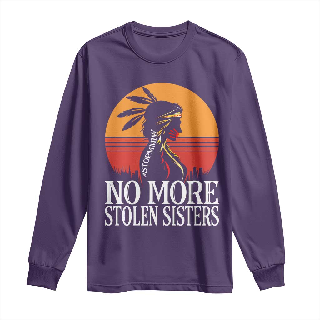 MMIW Support Long Sleeve Shirt No More Stolen Sisters Native American Gift