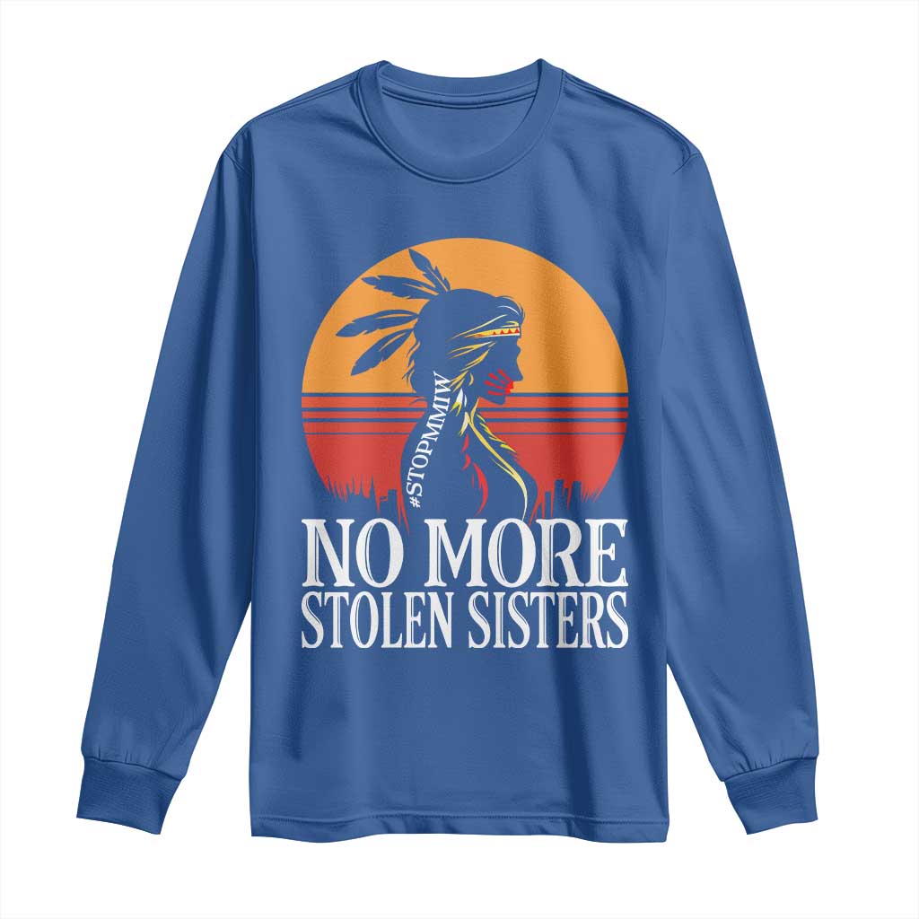 MMIW Support Long Sleeve Shirt No More Stolen Sisters Native American Gift