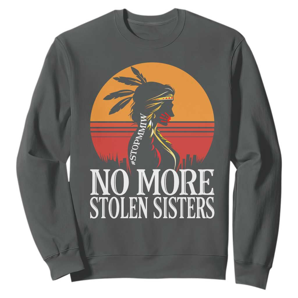 MMIW Support Sweatshirt No More Stolen Sisters Native American Gift