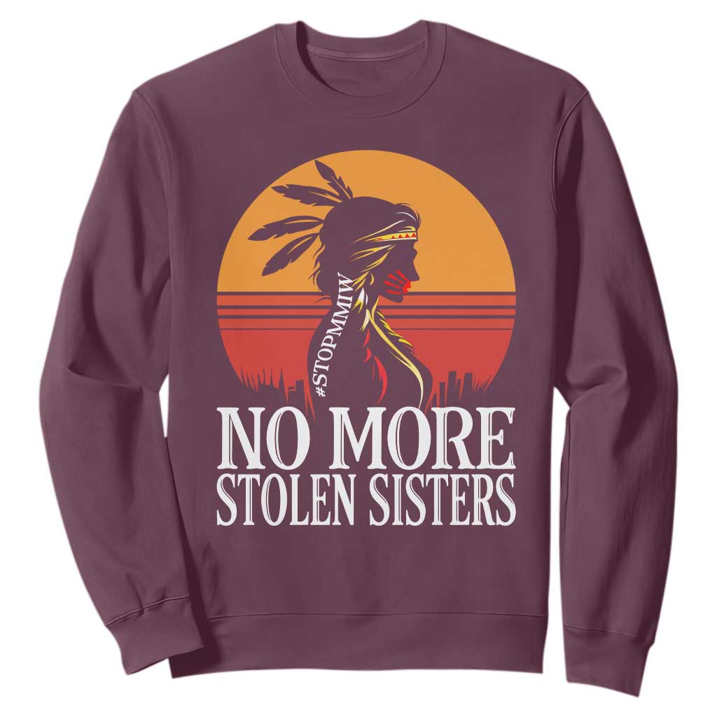 MMIW Support Sweatshirt No More Stolen Sisters Native American Gift