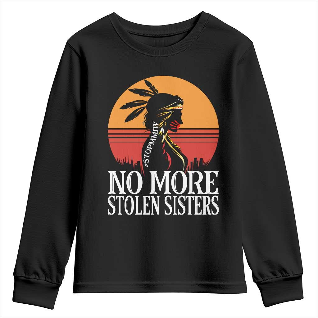 MMIW Support Youth Sweatshirt No More Stolen Sisters Native American Gift