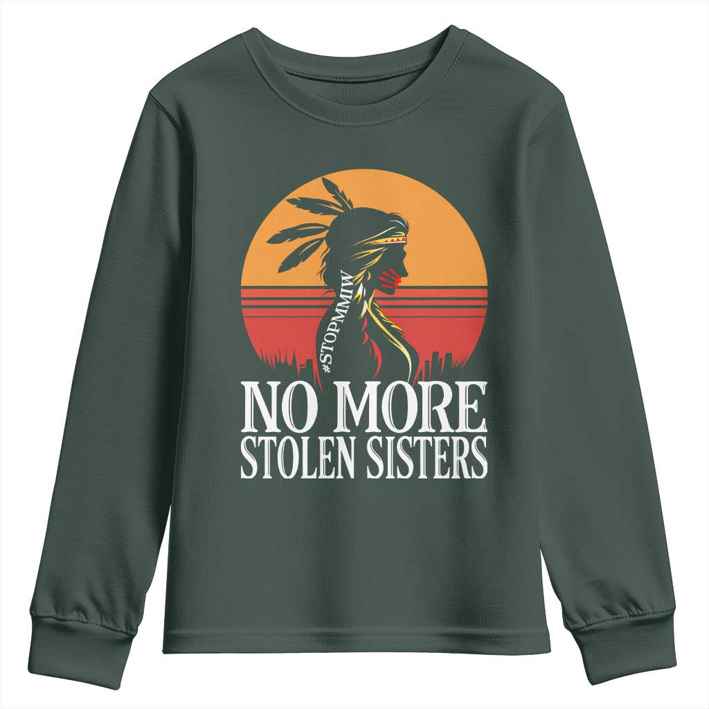 MMIW Support Youth Sweatshirt No More Stolen Sisters Native American Gift