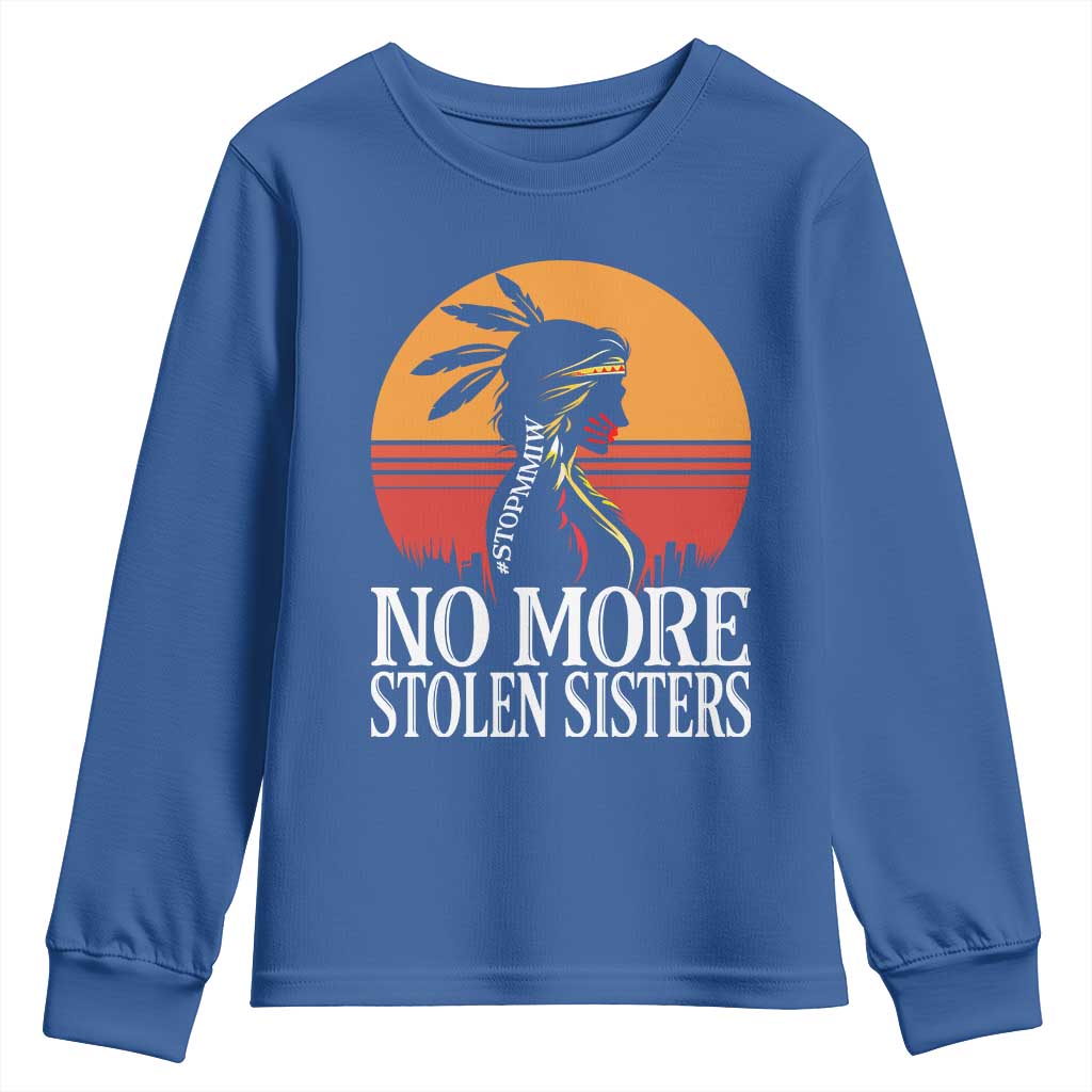 MMIW Support Youth Sweatshirt No More Stolen Sisters Native American Gift