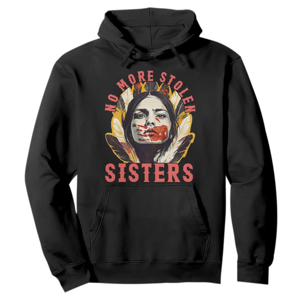 Native American Support Graphic Hoodie No More Stolen Sisters MMIW