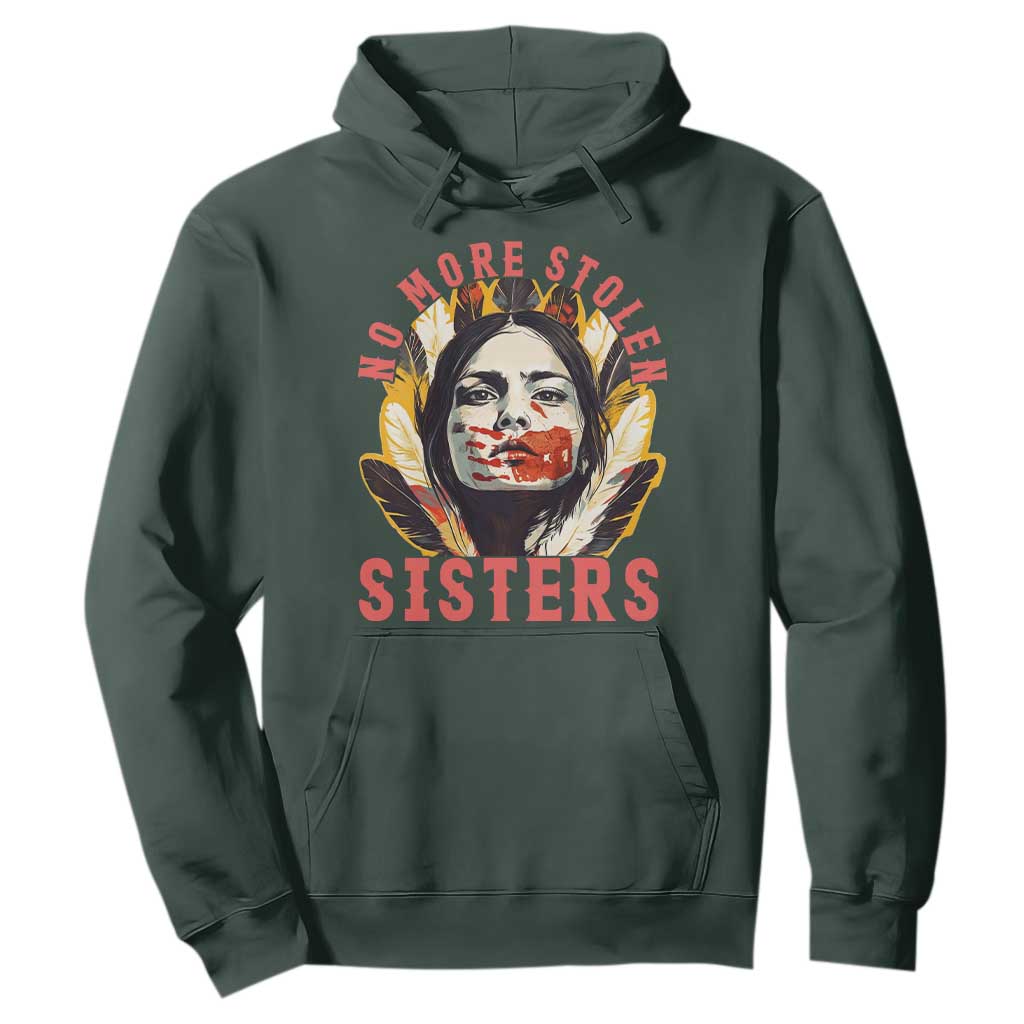 Native American Support Graphic Hoodie No More Stolen Sisters MMIW