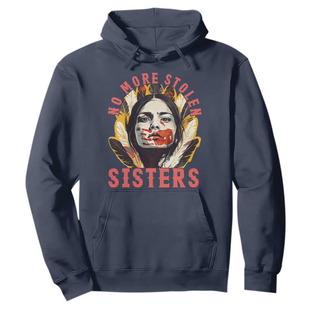 Native American Support Graphic Hoodie No More Stolen Sisters MMIW